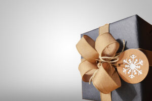 a present with neutral wrapping