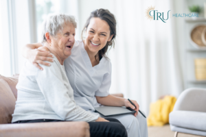 Home Health Aide with a Patient